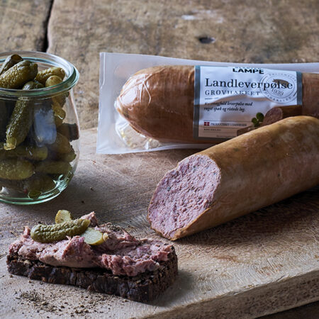 Grovhakket landleverpølse