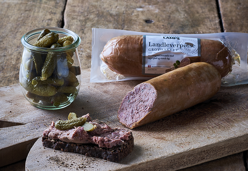 Grovhakket landleverpølse