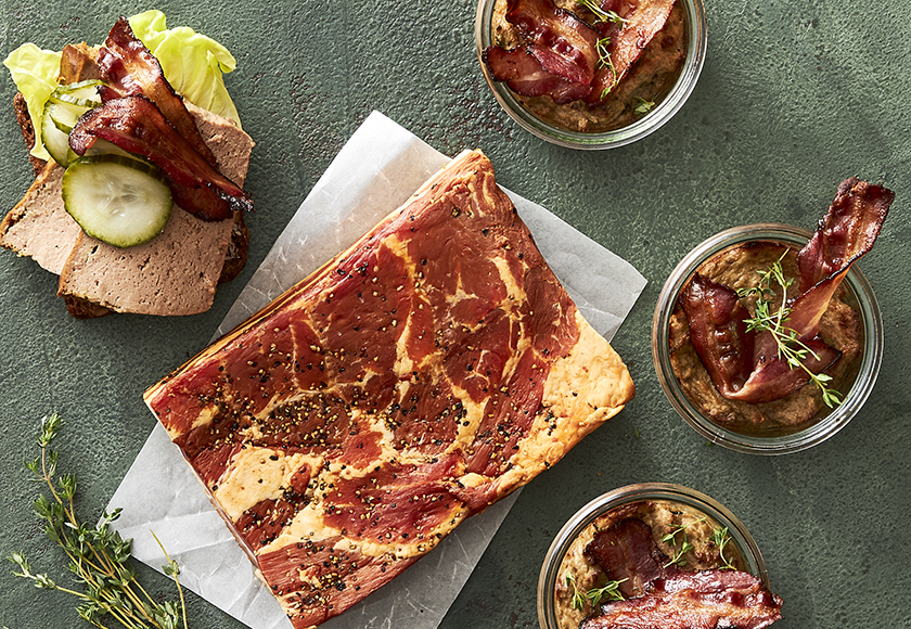 Tørsaltet Bacon