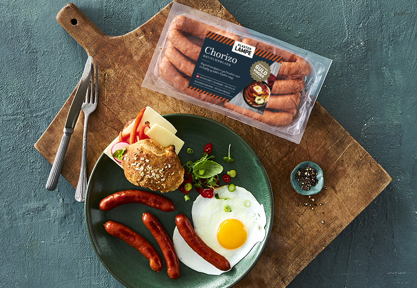 Chorizo brunchpølser